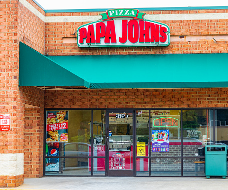 Papa Johns menu prices featuring 150 items ranging from $0.50 to $28.00