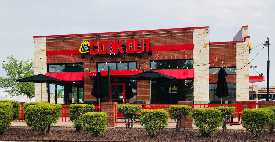 Cookout menu prices featuring 74 items ranging from $0.99 to $4.99