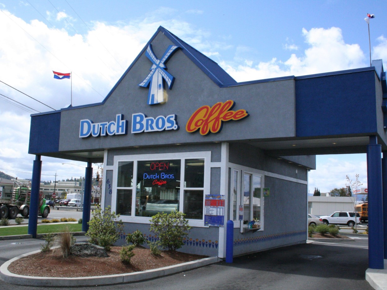 Dutch Bros menu prices featuring 54 items ranging from $0.50 to $10.00