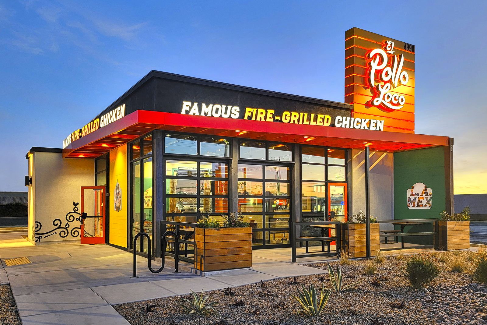 El Pollo Loco menu prices featuring 100 items ranging from $1.29 to $30.99