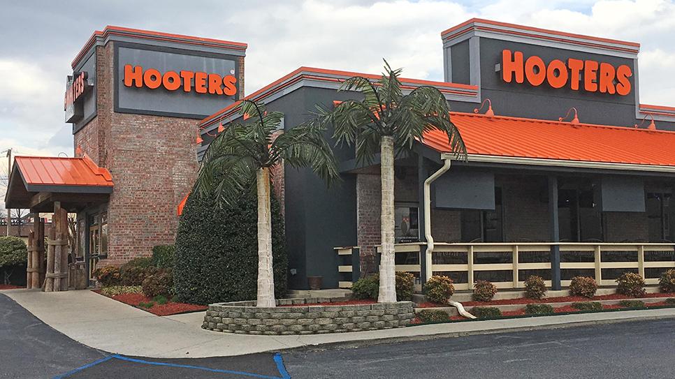 Hooters menu prices featuring 119 items ranging from $0.49 to $44.99