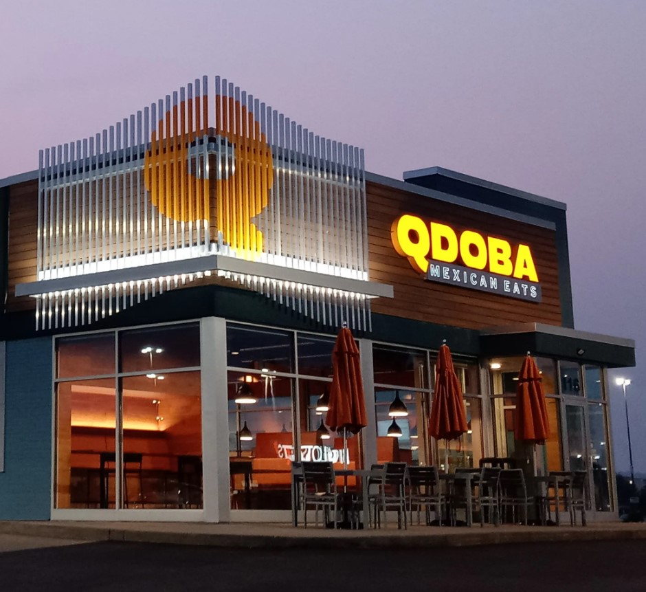 Qdoba menu prices featuring 58 items ranging from $0.70 to $8.40