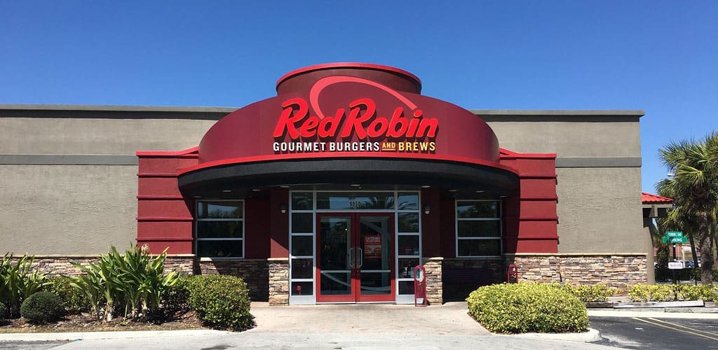 Red Robin menu prices featuring 113 items ranging from $1.19 to $14.99