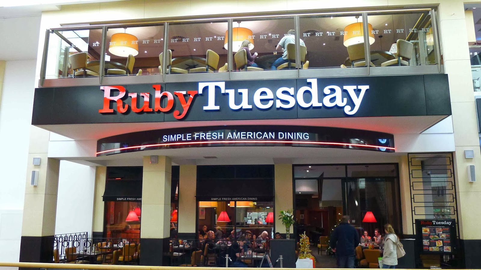 Ruby Tuesday menu prices featuring 87 items ranging from $1.00 to $20.99