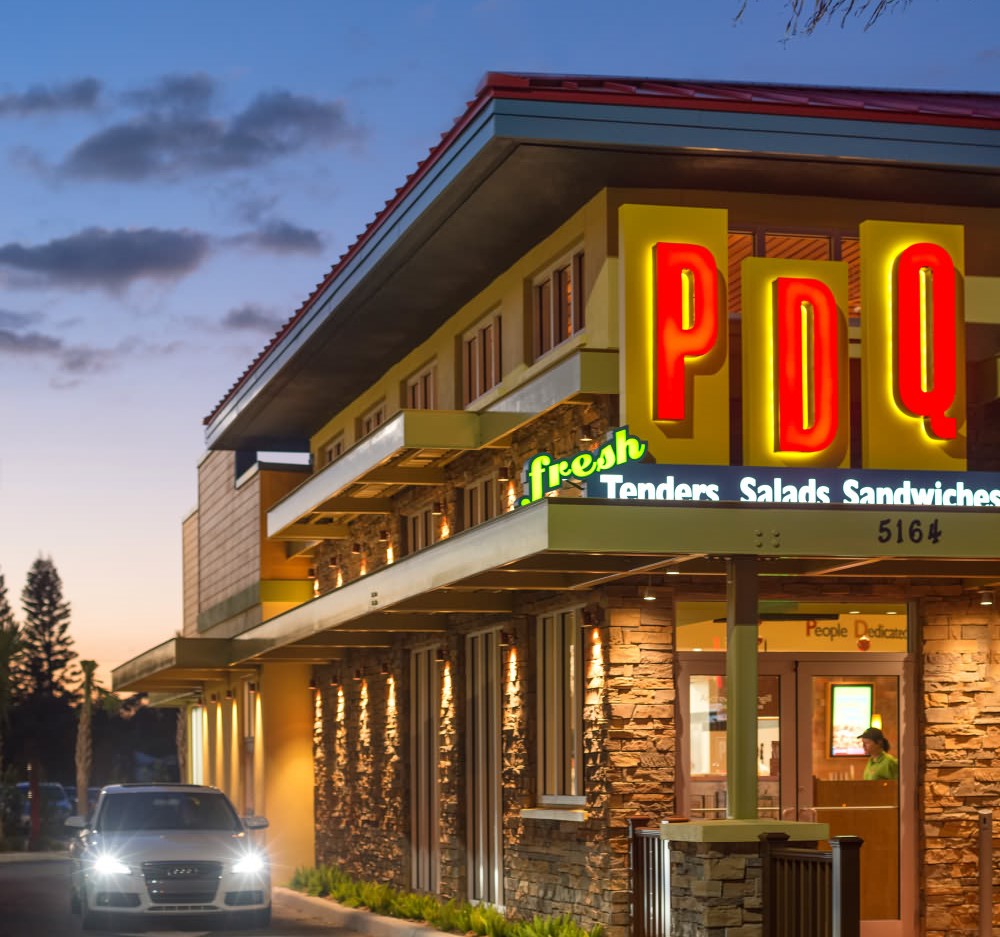 Pdq menu prices featuring 46 items ranging from $0.99 to $9.29