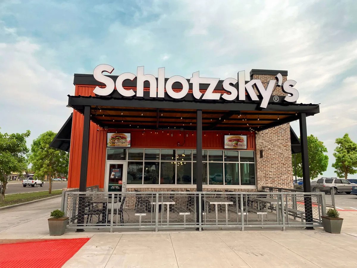 Schlotzskys menu prices featuring 147 items ranging from $0.45 to $99.99