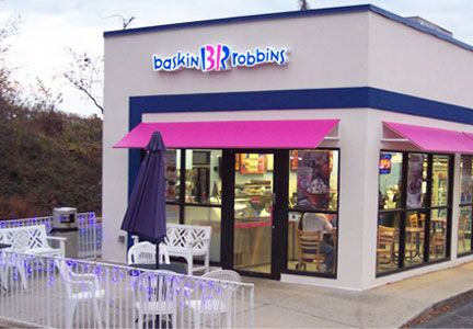 Baskin Robbins menu prices featuring 48 items ranging from $0.50 to $7.99