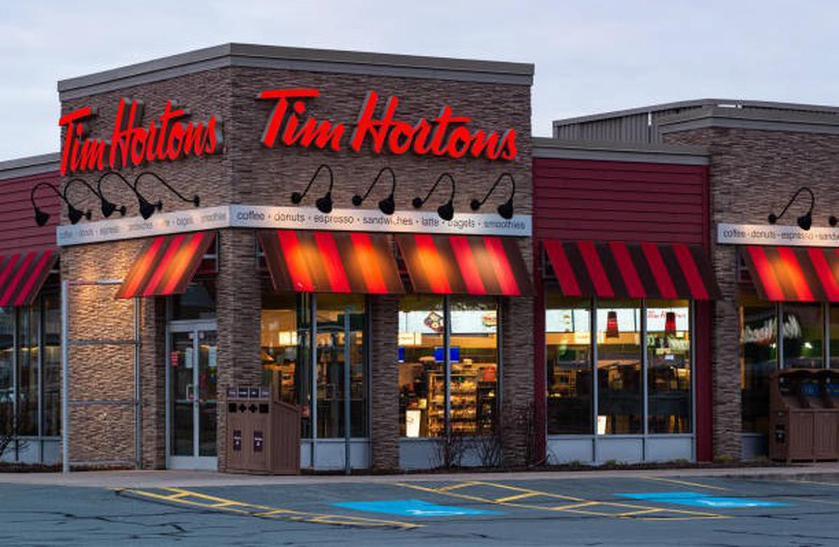 Tim Hortons menu prices featuring 148 items ranging from $0.50 to $15.99