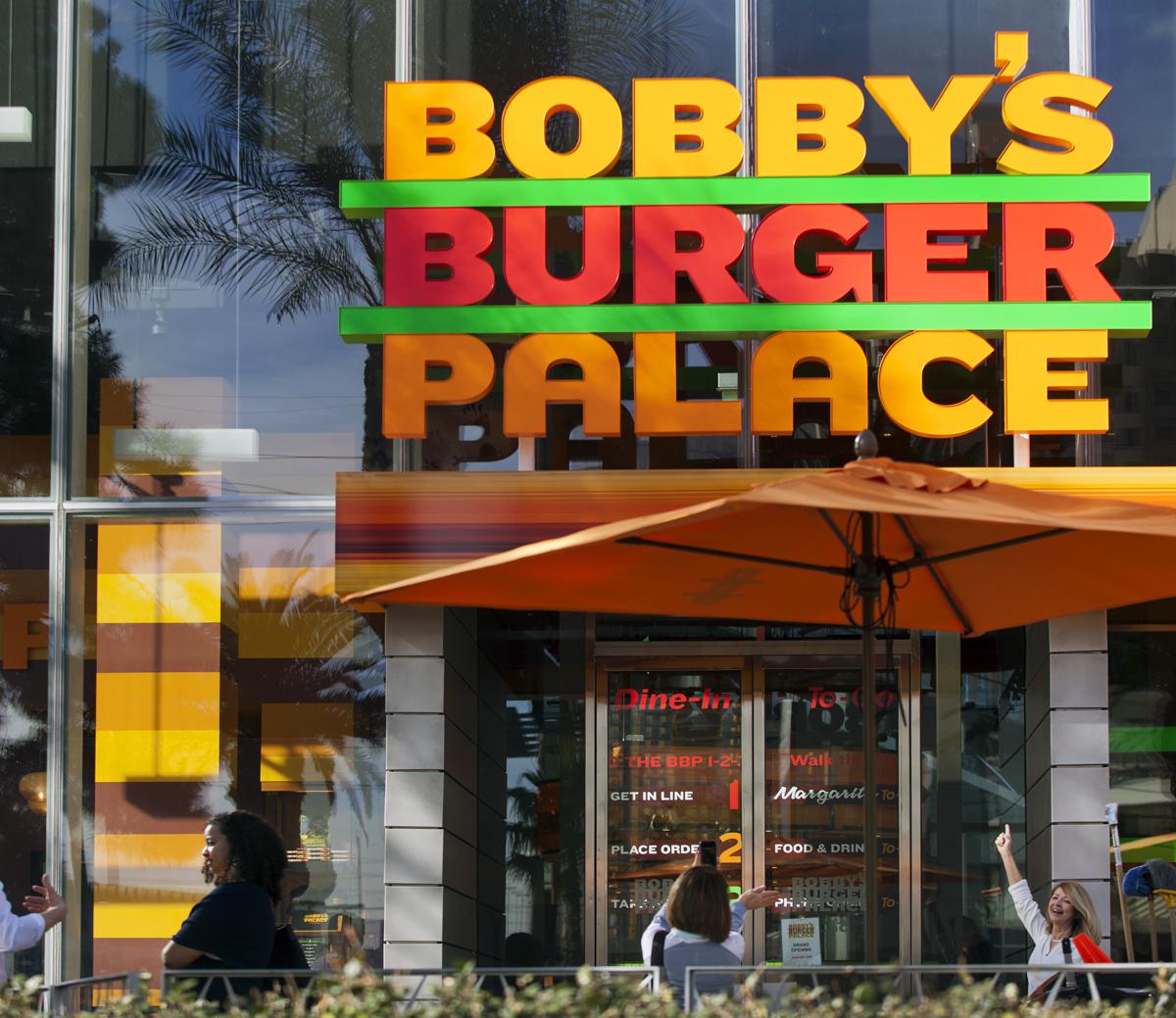 Bobbys Burger Palace menu prices featuring 72 items ranging from $0.42 to $13.50