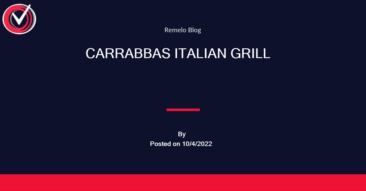 Carrabbas Italian Grill Menu with Prices 2022 (188+ Item Price List)